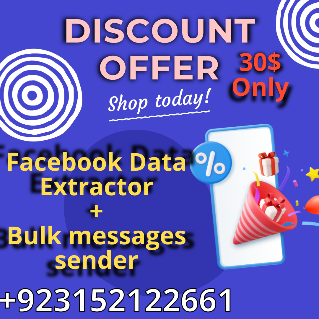 TechnologyTube9's tweet image. #dataextractor #datascraper #dataextracting #facebook #facebookscraper #facebookdatascraper #bulkmessage #russia #usa #uk