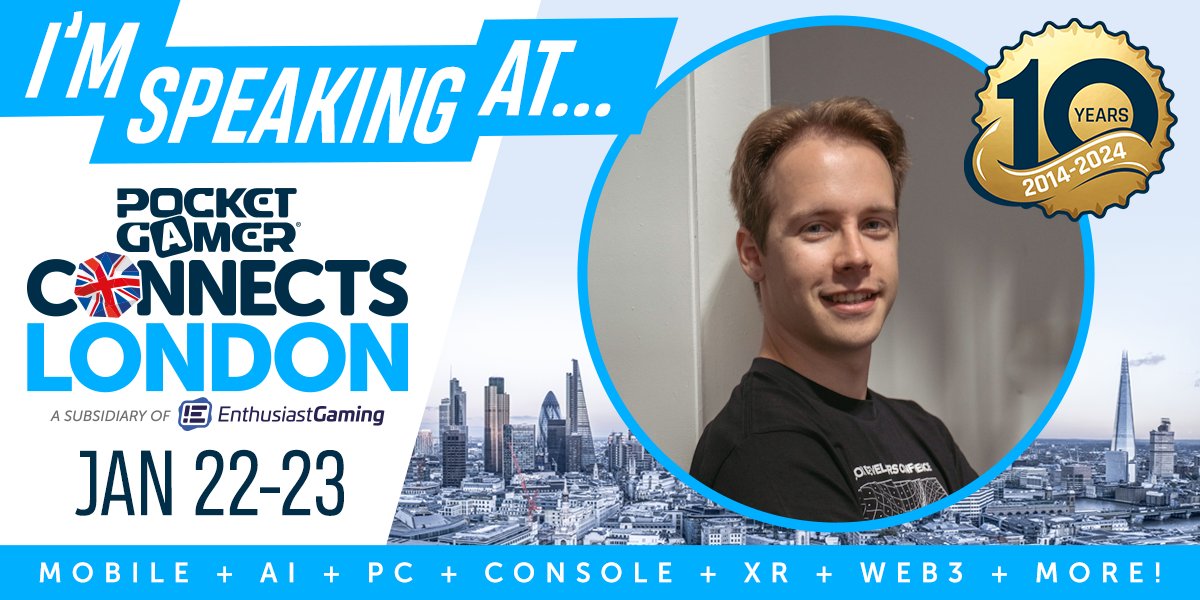 Excited to announce that I'll be on the 'Beyond Play: Professional Game Development In Roblox's Creative Ecosystem' panel at @PGConnects London on the 22nd of January! Want to talk #Roblox? Come say hi!