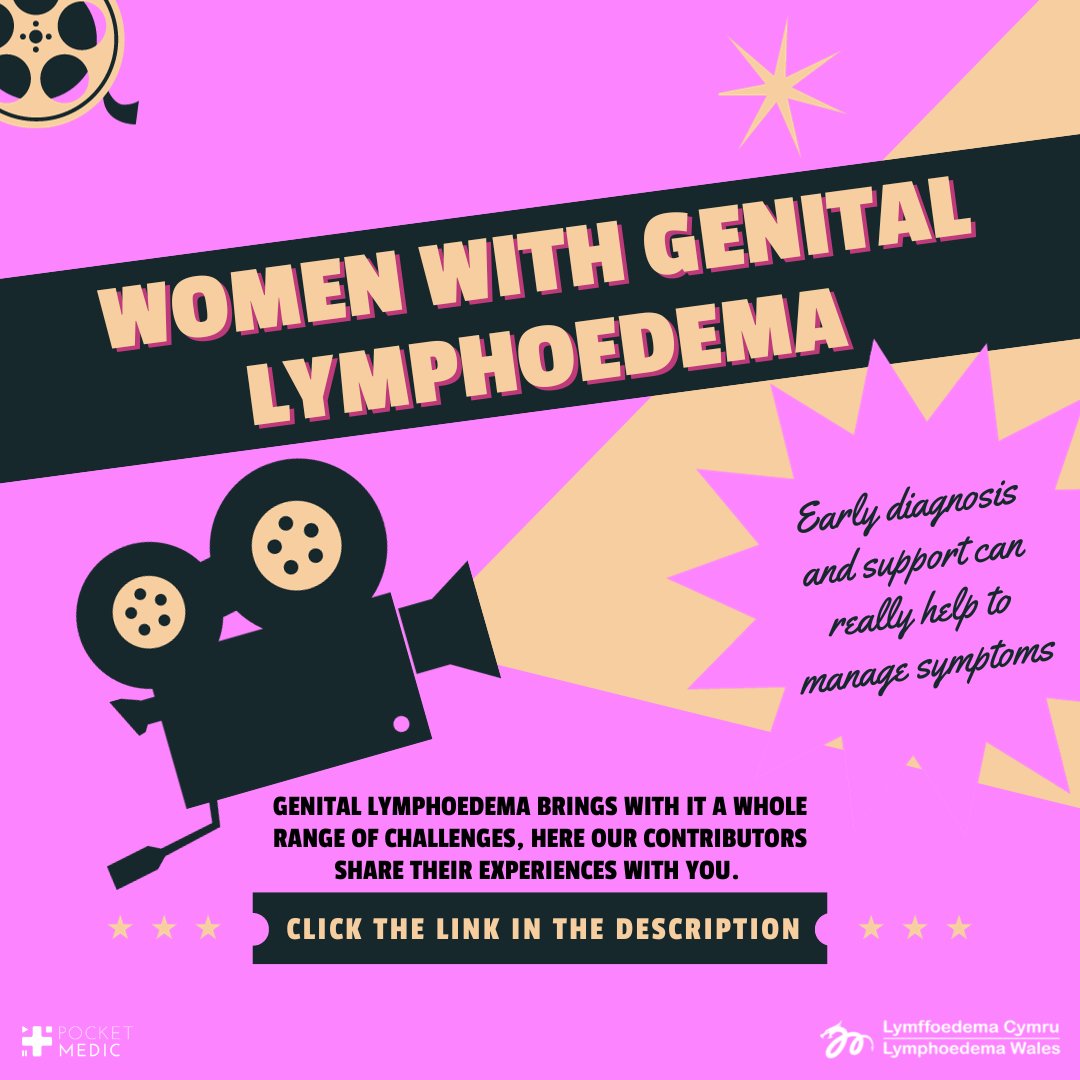 Genital Lymphoedema brings with it a whole range of challenges, here our contributors share their experiences with you: pocketmedic.org/lymph-patients

#videos #lymphoedema #raisingawareness #patientinformation #lymphoedemawales #lwcn #genitallymphoedema