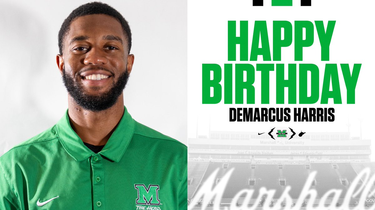 Herd Nation, help us wish DeMarcus Harris a Happy Birthday! 

#GoHerd #WeAreMarshall