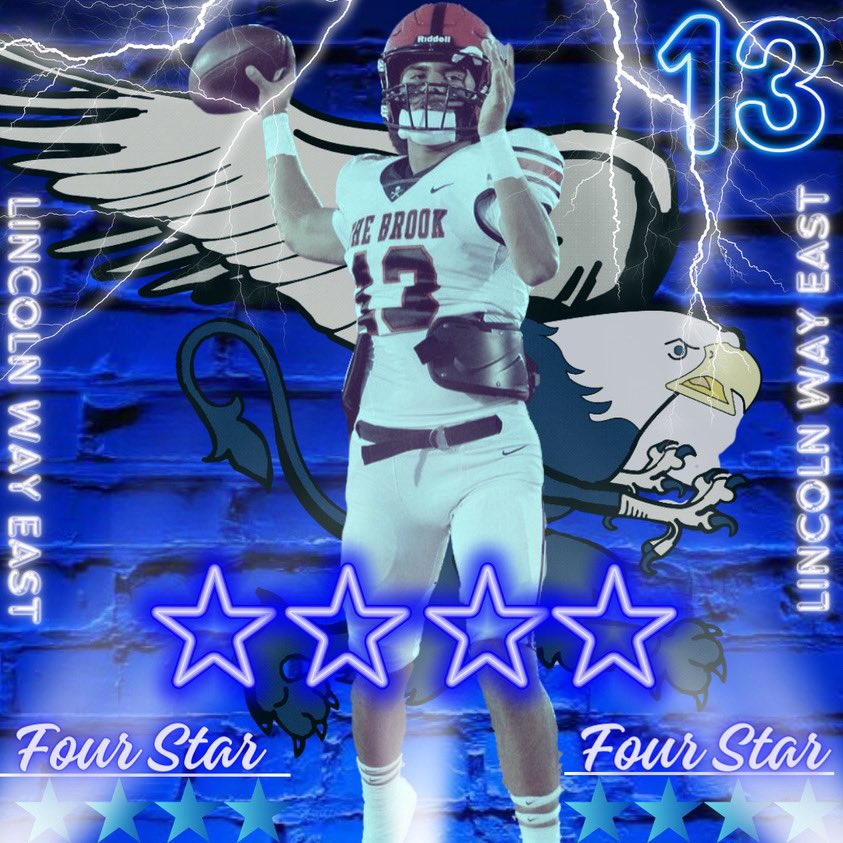NEW QB ALERT!! LWE had a transfer coming in from Boilingbrook! Graphic by @ELITE_m3dia