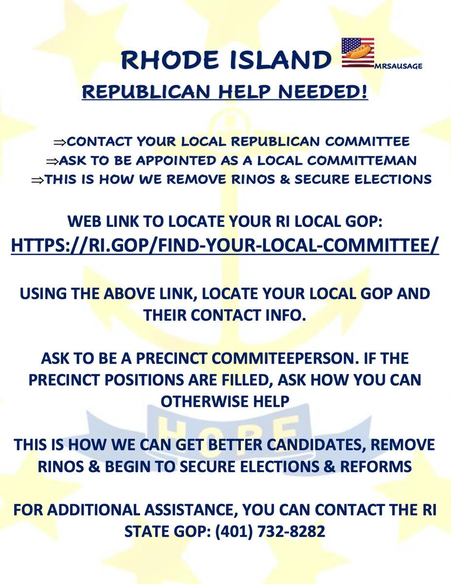 MrSausageGet's tweet photo. @ScottPresler @EarlyVoteAction #RhodeIsland #RI #Rhodey #PrecinctStrategy https://t.co/iaWSP8GYnM