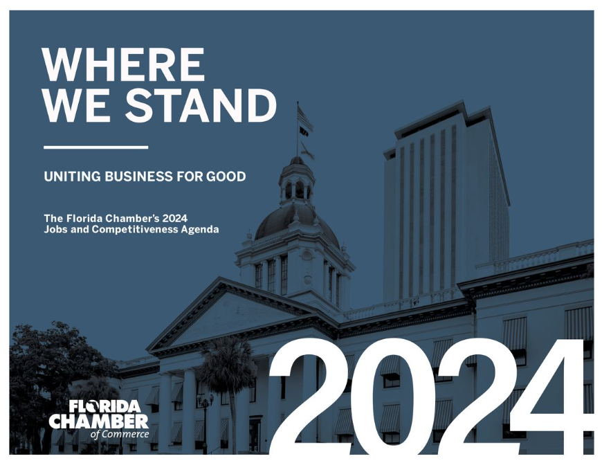 yoursjcchamber's tweet photo. Each year in conjunction with the Florida Legislative Session, the Florida Chamber of Commerce releases their annual Where We Stand business agenda that outlines key issues facing Florida’s business community in the coming year. https://t.co/xTbnbx7xXr https://t.co/vxBKy61V7C