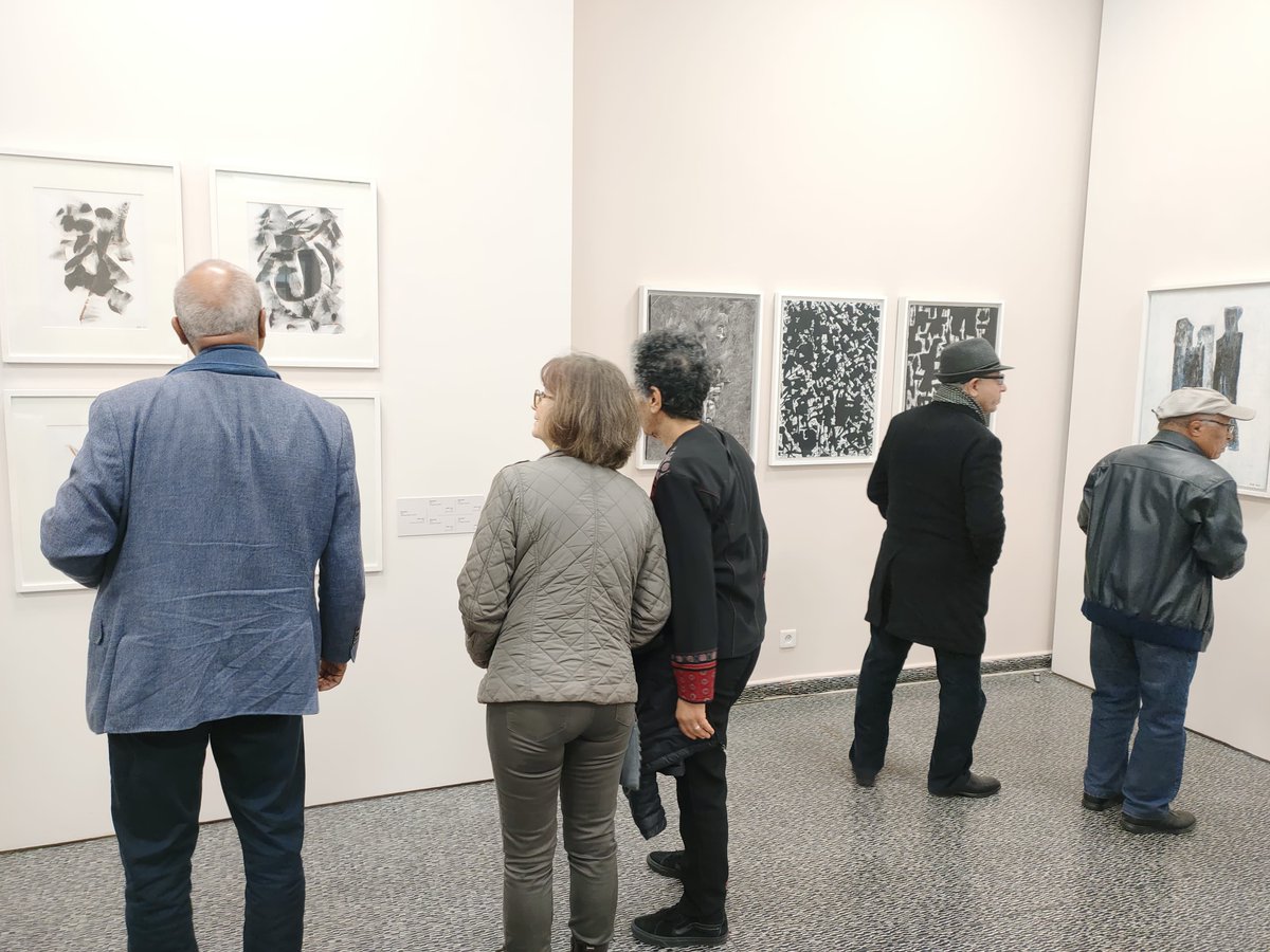 FNMusees's tweet photo. Nous vous invitons, dès aujourd’hui, à venir au Musée Mohammed VI d'art moderne et contemporain explorer une diversité de publications littéraires, d'archives, de peintures et de vidéos qui dévoilent la richesse et la pluralité de l'univers artistique de Laâbi. https://t.co/DhVcgguYs1