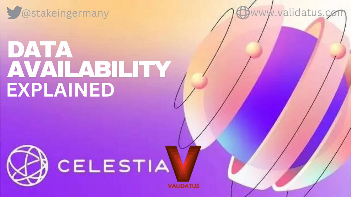 Celestia’s  Data Availability Explained

Unraveling Celestia's Data Availability, Join us as we explain @CelestiaOrg is reshaping data management with its modular approach

#Celestia #Modularity #DataAvailability
