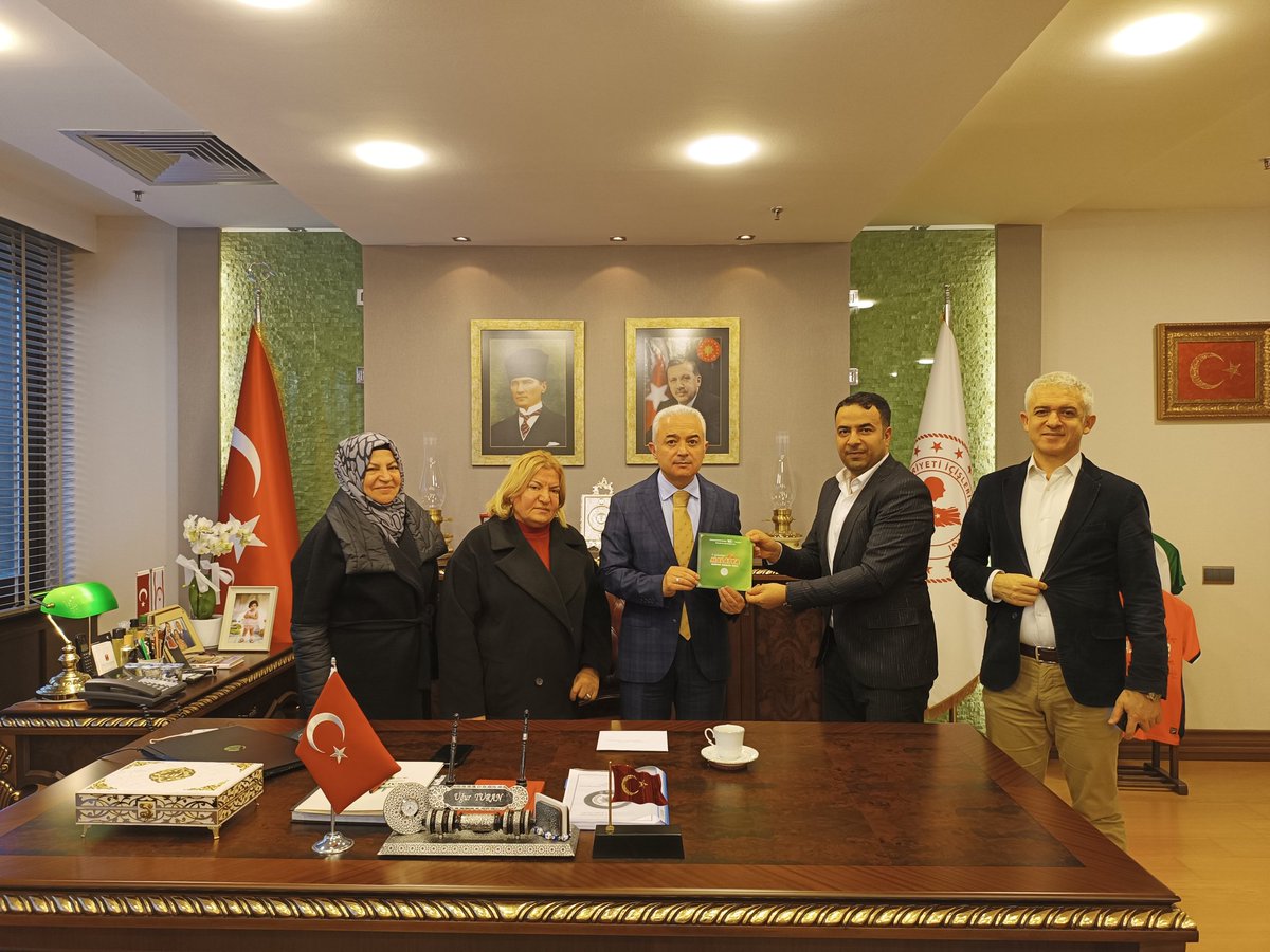MadefBasaksehir's tweet photo. Başakşehir Madef İlçe başkanımız Sn. İrfan Kartal ve yönetimi 11-14 Ocak 2024 tarihinde Atatürk Havalimanı'nda yapılacak Malatya tanıtım günlerine Başakşehir kaymakamı Sayın Uğur Turan'ı Davet ettiler. https://t.co/vor27sJfQy