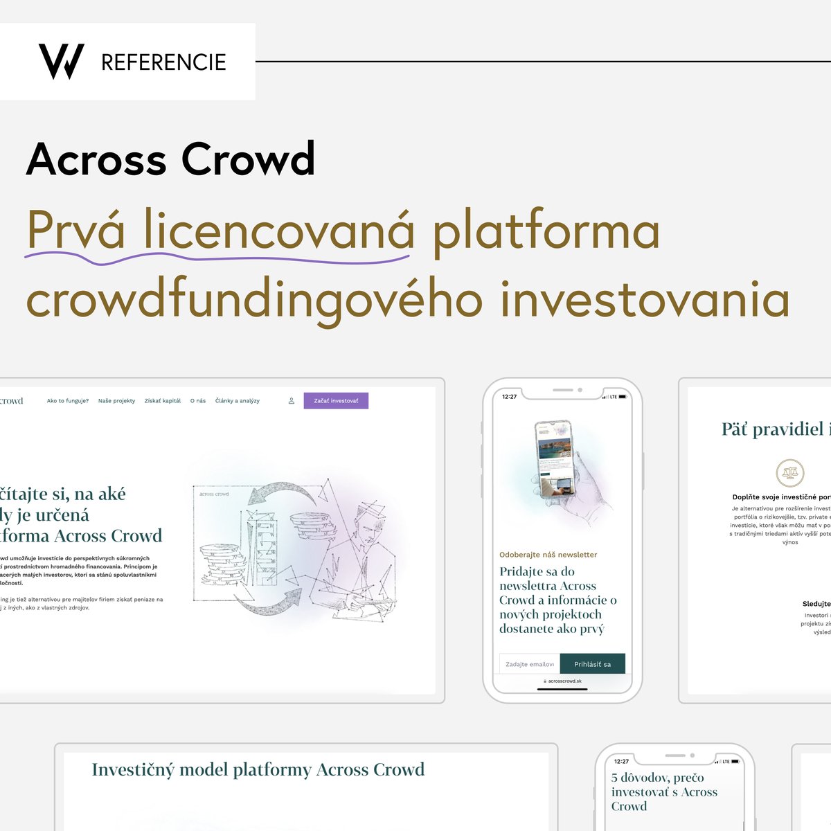 Vytvorili sme prvú licencovanú platformu crowdfundingového investovania pre nášho dlhoročného klienta Across. 🚀 

Prehľadná a rýchla registrácia, všetky projekty na jednom mieste s dôrazom na bezpečnosť a v elegantnom dizajne.

Viac o projekte na webe 👉 webikon.sk/project/across…