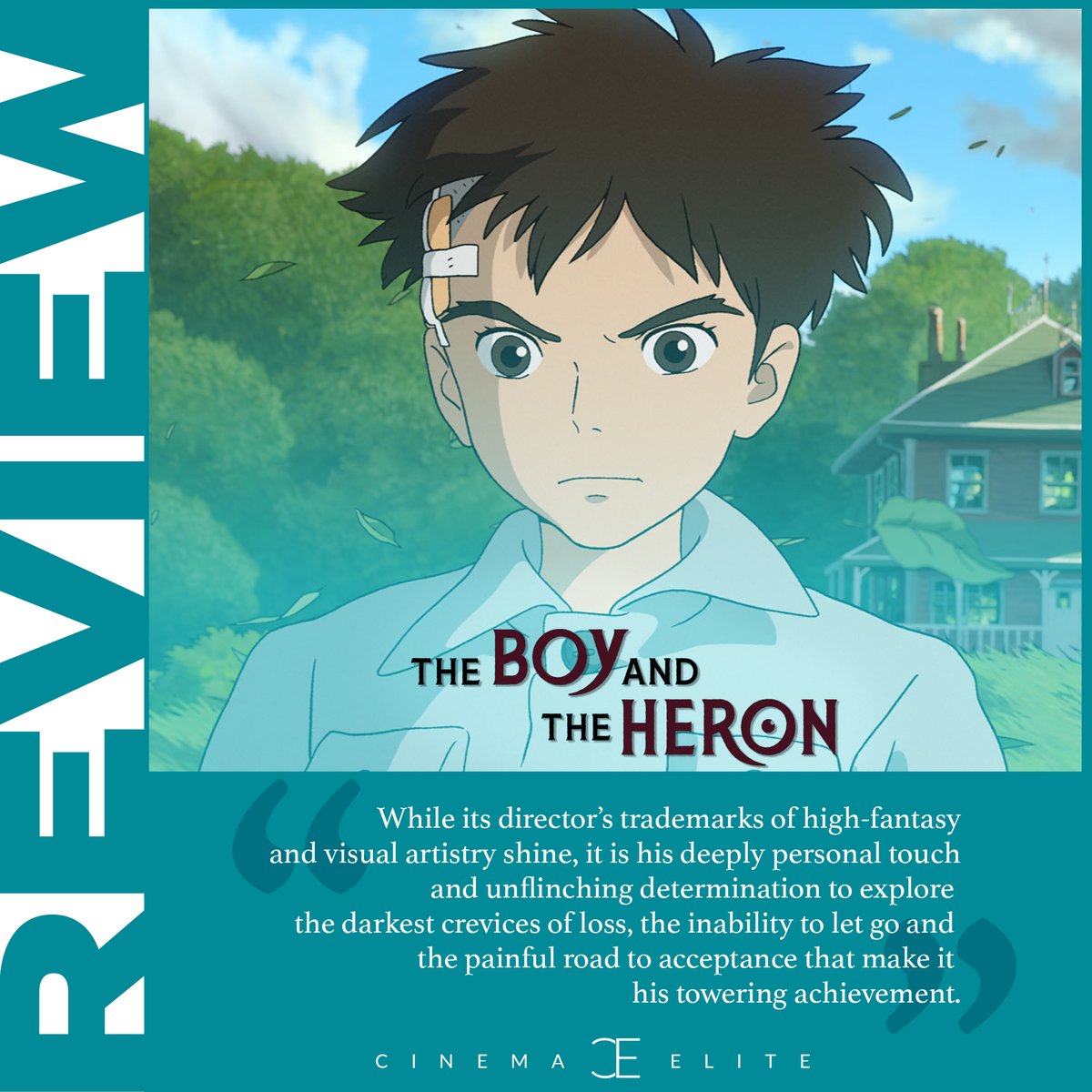 Cinema_Elite's tweet photo. Hayao Miyazaki's break from retirement with #TheBoyAndTheHeron sees its protagonist deal with loss and acceptance in a flighty tale.

@AnkitOjha reviews; read here: https://t.co/gKOi9d1SNC https://t.co/4zyXokD5B4