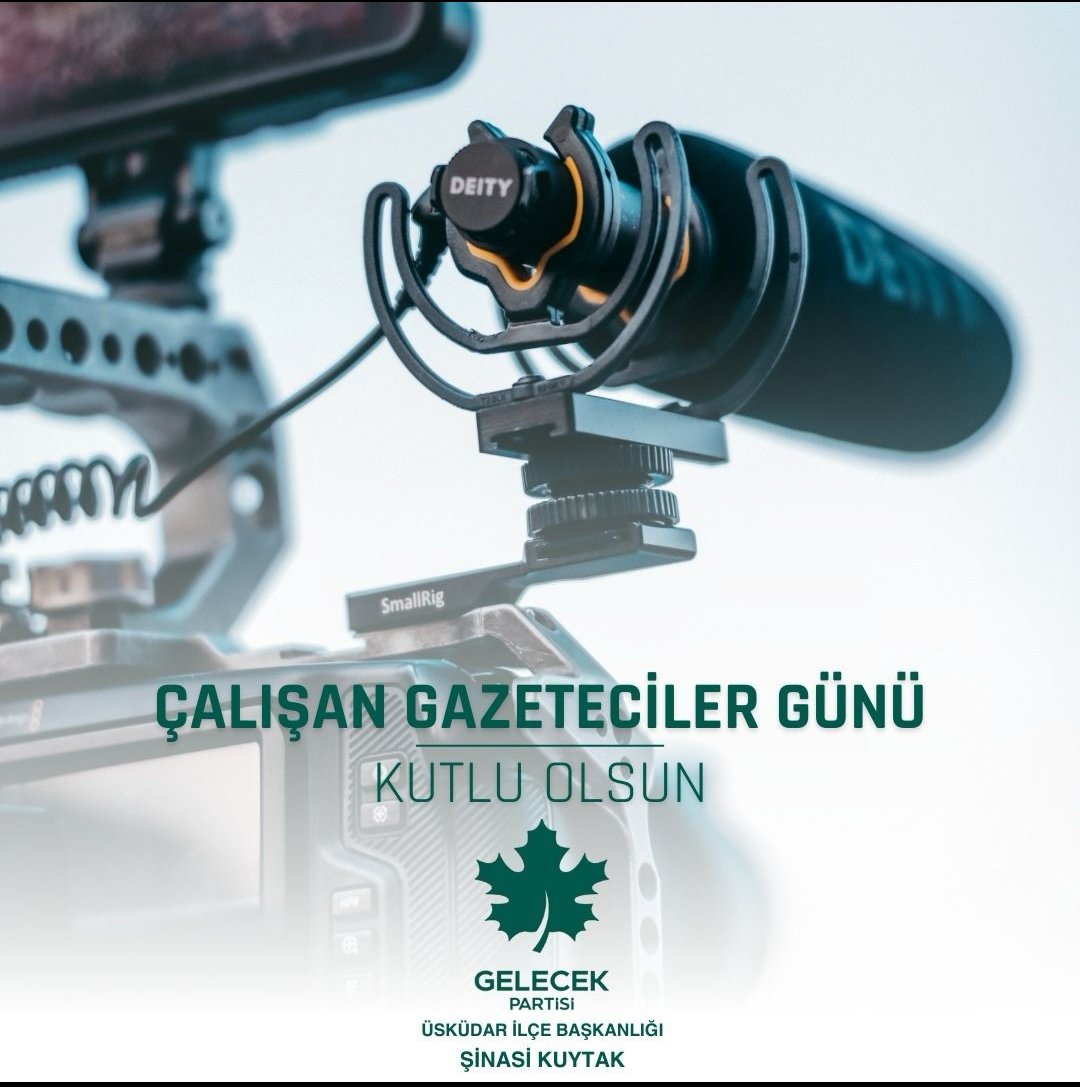 Gelecekte Yolsuzluğun Yoksuluğun gündemimizden tamamen çıktığı Mutlu Müreffeh bir toplumun yaşadığı güzel haberlerde buluşmak dileğiyle  Basın camiamızın Çalışan gazeteciler gününü kutlar yaptıkları zor ve meşakkatli işlerinde başarılar dilerim <a href="/Ahmet_Davutoglu/">Ahmet Davutoğlu</a> <a href="/UskudarGelecek/">Gelecek Partisi Üsküdar</a> .