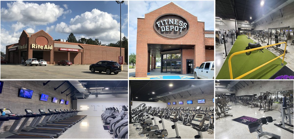 Jason Miller on X: From #RiteAid toGym? That was the #adaptivereuse of  the 15,000 sf former Rite Aid in Picayune, MS It was converted into Fitness  Depot, a locally owned and operated