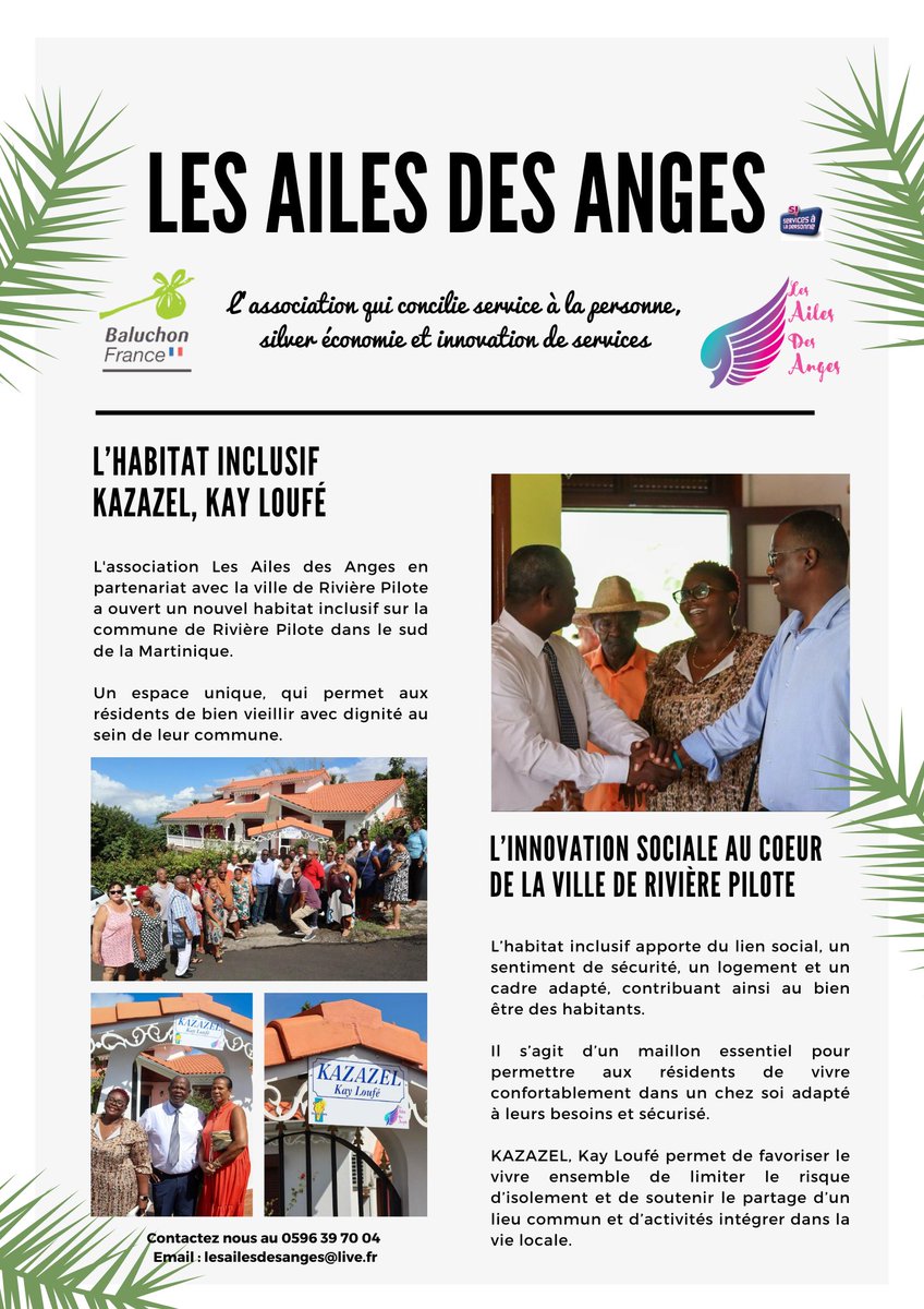 Ailesdesanges's tweet photo. #Actualités #NewsLetter #HabitatInclusif #Ville de #RivierePilote Les @Ailesdesanges https://t.co/OMzQ61onmg