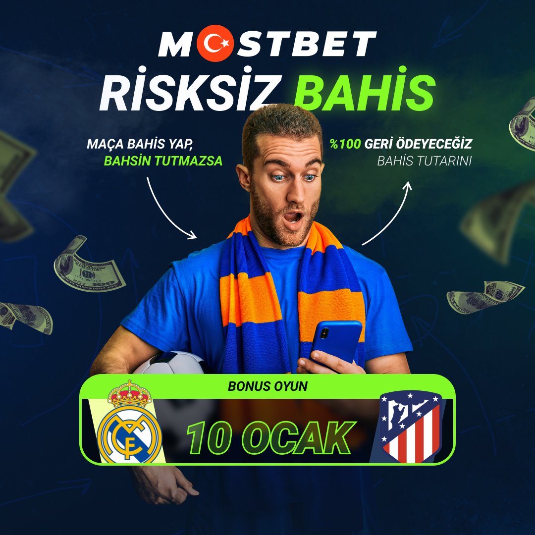 💯 Risksiz bahis yapın!

✅ Mostbet'te bahislerinizi güvenle oynayın ve kaybederseniz - paranızın %100'ünü bonus hesabınıza iade edeceğiz.

🎁 Bonus maç: 🇪🇸 Real Madrid 🆚 Atletico Madrid 🇪🇸
⏰ 21:00 - 10.01

🏆 Mostbet ile kazanın!

Mostbet Giriş: bit.ly/Mostbet03
