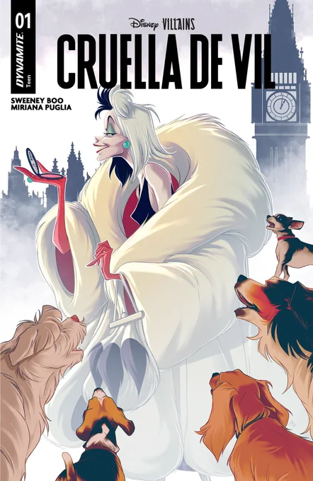 🐾 OUT TODAY 🐾

Disney Villains : Cruella De Vil #1 hits the shelves!

So excited for you to read our debut!

With incredible variant covers, gorgeous interiors by @MirianaPuglia and @elliewrightart on colors, and amazing letters by @JeffEckleberry! 