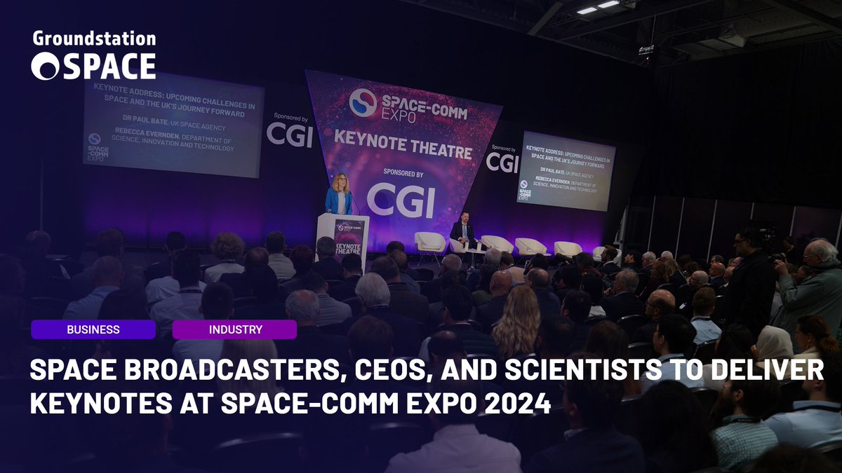 Space-Comm Expo has announced the first wave of its keynote speakers. The UK’s biggest space-focused expo will gather over 150 exhibitors and 100 keynote speakers and experts across the programme. Visit our website to learn more. groundstation.space/business/space…