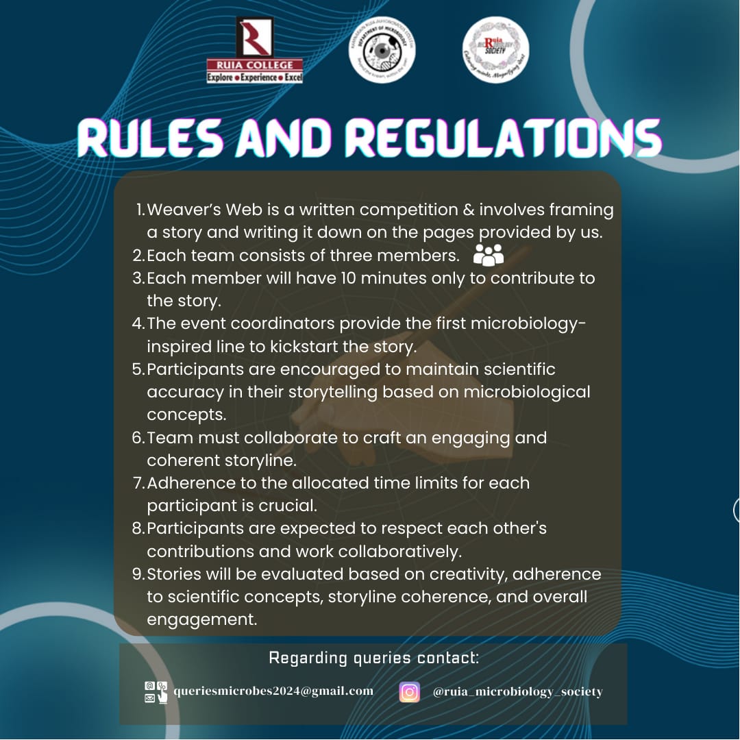 Ruia Microbiology Society tweet media