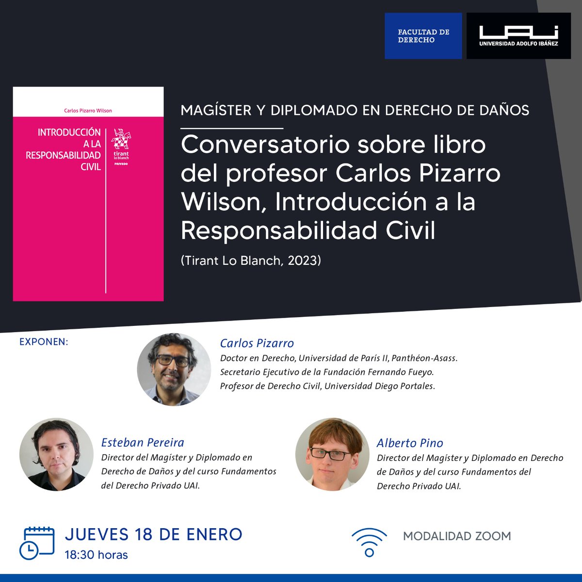 AGENDA | 
Jueves 18 de enero
18:30 hrs
Más información e inscripciones aquí: bit.ly/48qBGhW