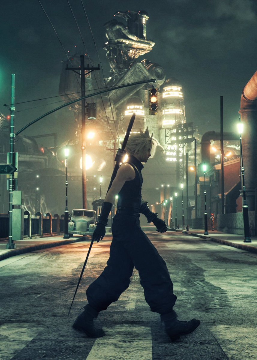 Exploring the streets of Midgar 
#FF7 #FF7R #LetsMosey