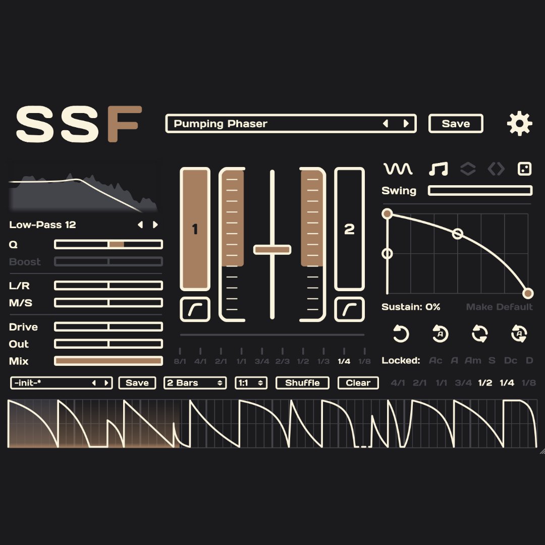 6thsample's tweet photo. Introducing: SSF 2.0. 68 filters and effects with a rapid modulation workflow. https://t.co/19KzNXnUSO