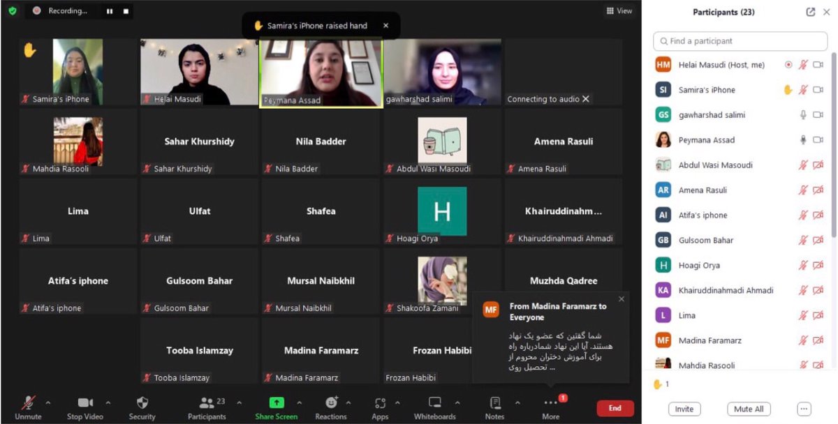 SpeakForCh23's tweet photo. The flow of Ms. Peymana Assad's talks, within the platform of Speak For Change, regarding "Motivation Talks."
#speakforchnage
#motivationtalks https://t.co/oLMJe5pcum