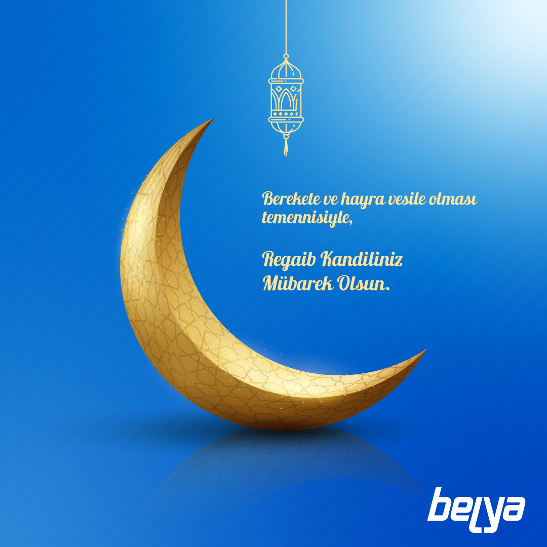 BelyaBilisim's tweet photo. Berekete ve hayra vesile olması temennisiyle, üç aylarınız ve Regaib Kandiliniz mübarek olsun.

#BelyaBilişim #ÜçAylar #RegaibKandili https://t.co/unqrXIN3NK