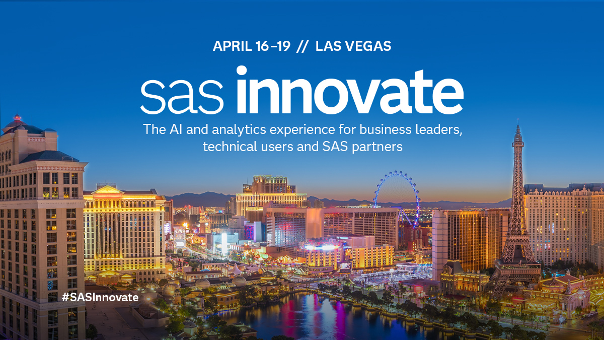 It's prime time to begin making those travel plans for spring. SAS Innovate just wouldn't be the same without you! You get to see firsthand the economic value of cloud and AI transformation ☁️👏. Register to meet us there. 2.sas.com/6015RomQ7 #SASInnovate #Analytics
