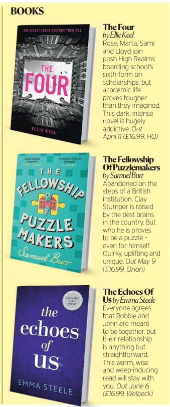 AND SO IT BEGINS😍 #TheFour by <a href="/elliekeel1/">Ellie Keel</a> has been included in <a href="/Fabulousmag/">Fabulous</a>'s 'books to look forward to in 2024' roundup - 'This dark, intense novel is hugely addictive', thank you <a href="/FabFrosty/">Claire Frost</a>! <a href="/HQstories/">HQ Stories</a> <a href="/beccimansell/">Becci Mansell</a> @NotCecily <a href="/Taffyagent/">Cathryn Summerhayes</a>