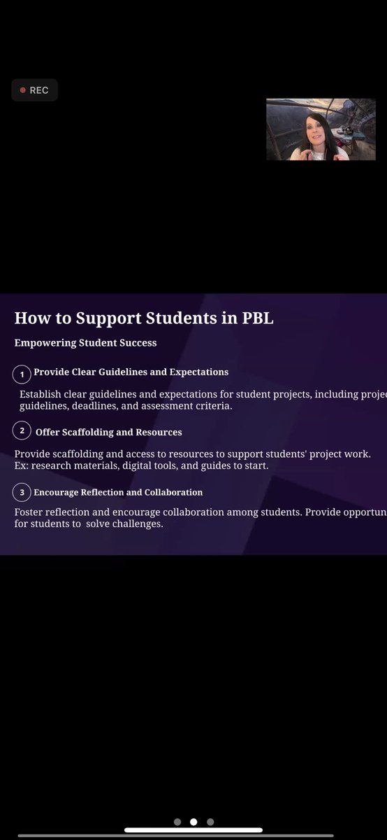 CoachHendrix04's tweet photo. The ReCharge session about Project Based Learning by @Rdebe915 provided clear guidelines on how to assess and support students in their learning. Thank you for a great session! @KEDCGrants @KyCharge #ReCharge https://t.co/fHsNNlqYye
