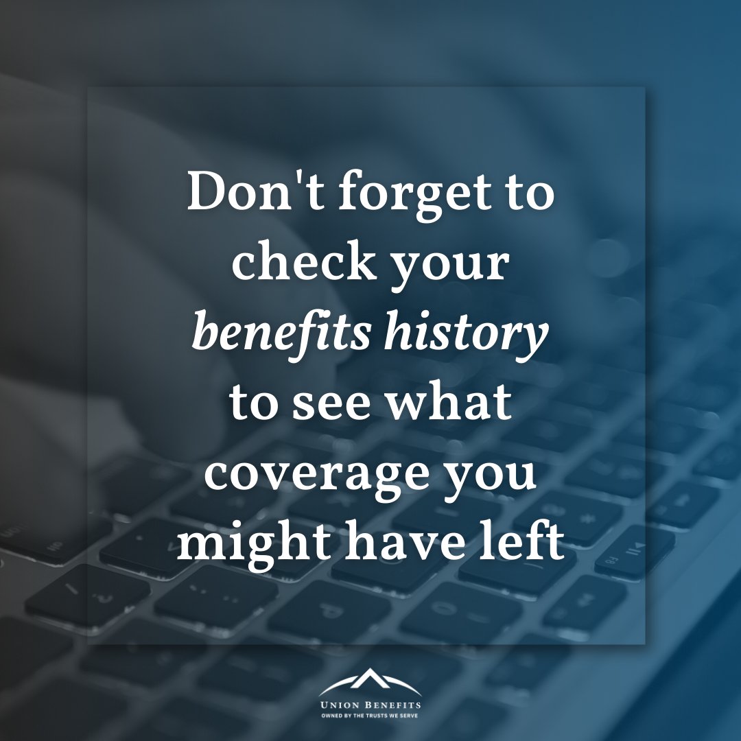 Before your benefits run out each year, review your submitted history to see what coverage you still have left. If you need help maximizing your leftover coverage, contact your Union Benefits representative today. unionbenefits.ca/?utm_source=s5… #benefitsmanagement