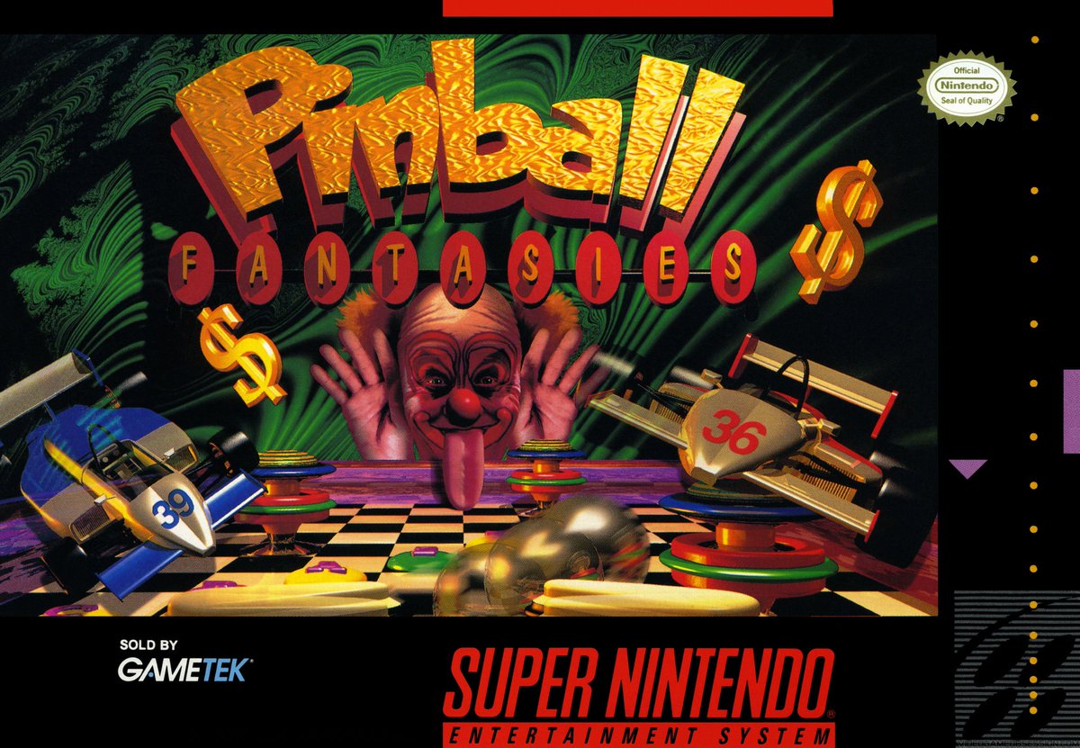 matthewhenzel's tweet image. Four random video pinball favorites of mine. The Pinball Dreams/Fantasies games are pretty close to their DOS counterparts. With the Mod style music sounding very good. And of course the music on Necronomicon Digital Pin, by KAZe, has an incredible soundtrack! #VideoPinball