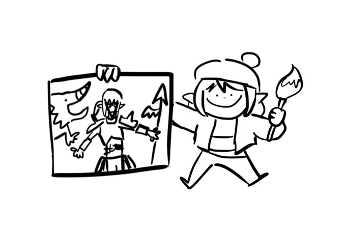 Show your art range!Sometimes I wanna draw him dark and edgySometimes I wanna draw him smile warmlySometimes I wanna draw him clean and coolSometimes I wanna draw him as a goofy goober 