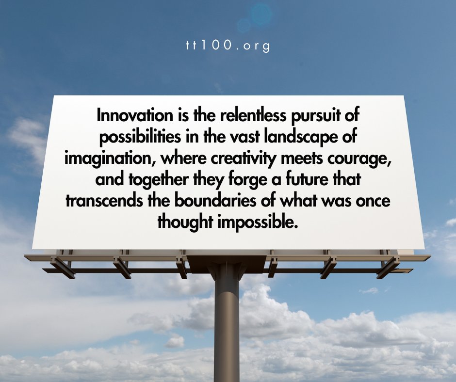 #InnovationUnleashed
#CreativeCourage
#BreakingBoundariesTogether
#2024
#tt100