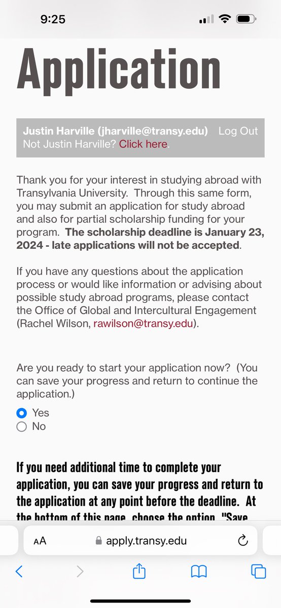 Justin Harville (@justin_harville) on Twitter photo Today we go live with our Study Abroad Application process in <a href="/Technolutions/">Technolutions</a> Slate! #portals2 #materials #reportal #forms #custom #Innovation #singleinstancepermissions Today we go live with our Study Abroad Application process in <a href="/Technolutions/">Technolutions</a> Slate! #portals2 #materials #reportal #forms #custom #Innovation #singleinstancepermissions