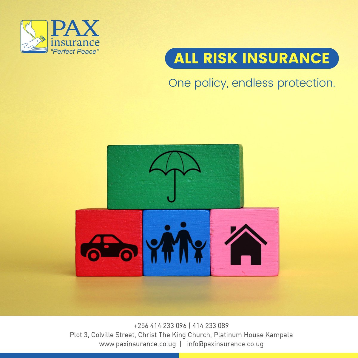 InsurancePax's tweet image. Looking for a flexible insurance option? All Risk Insurance is the answer - tailored to meet your unique needs. 📷📷

Call us on +256 414 233 096/+256 414 233 089

#CustomCoverage #InsuranceMadeEasy #PaxInsurance