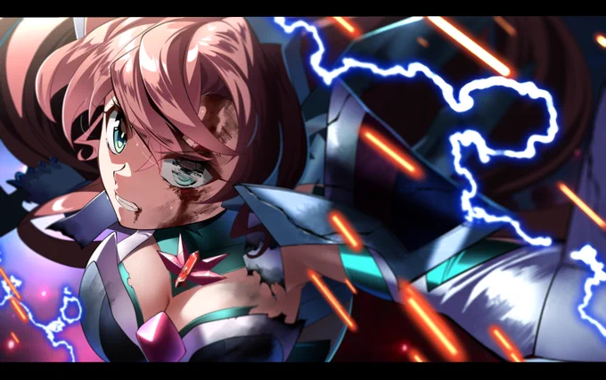 毎日お絵かき2278日目     マリアさん完成( ˘ω˘ )       #シンフォギア