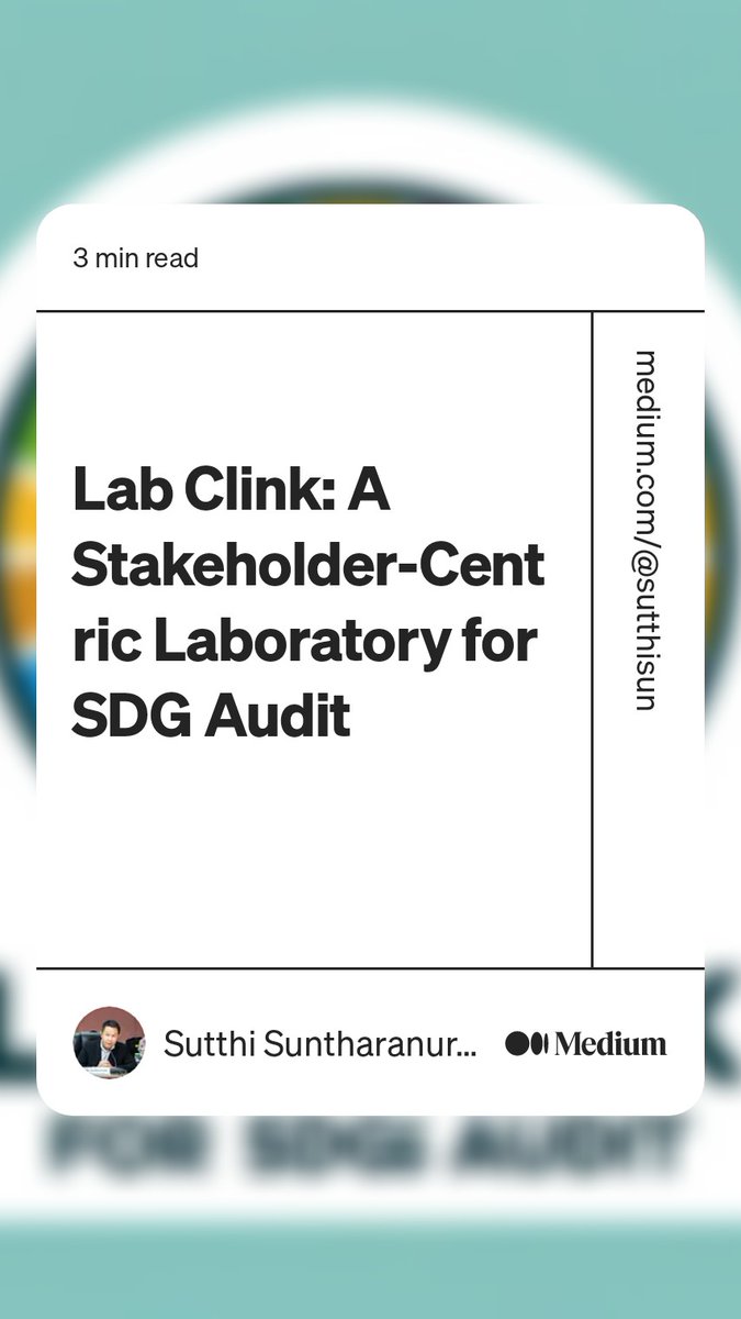 Read this story from Sutthi Suntharanurak on Medium: medium.com/@sutthisun/lab…