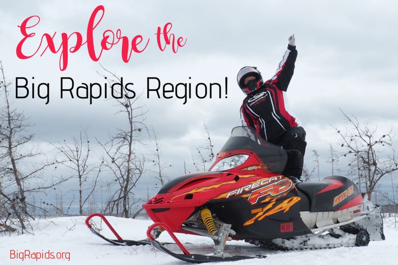 MecostaVB's tweet photo. Wintertime is the best time to get out and Explore all that the Big Rapids Region has to offer. Cross Country Skiing, Snowshoeing, Snowmobiling, Ice Fishing and more. Visit our website at https://t.co/r7XO2u2pyS and start planning your next outdoor adventure. https://t.co/pBbrjBInaj
