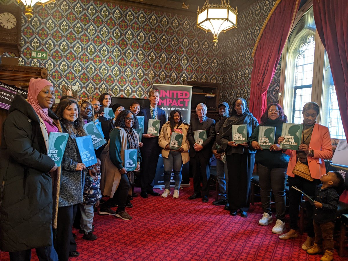 Today @UnitedImpactUK exhibited their Voice for the Voiceless exhibition in Parliament. An amazing turnout and powerful photos. Congratulations!