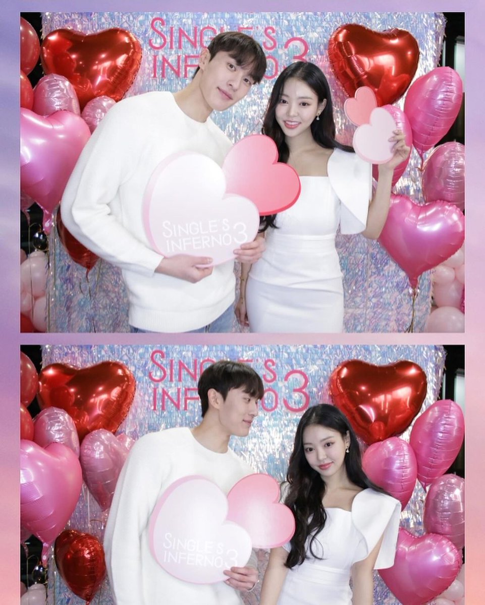 PPjsostrong's tweet photo. ต้าวมินอูคือท็อปฟอร์มจริงนะ เลือกรูปมาลงหวานกว่าฝั่งชีอึนไปอีกงานสายตาคือดีงามมากเด้อ 😂 ฉันเขินนะที่มินอูไปคอมเม้นท์ IG ชีอึนแล้วเรียกชีอึนนี่แทนที่จะเรียกนูน่า ลำบากเธอแล้วนะชีอึนนี่ ☺️   #SinglesInferno3 https://t.co/msMZX0WFvt