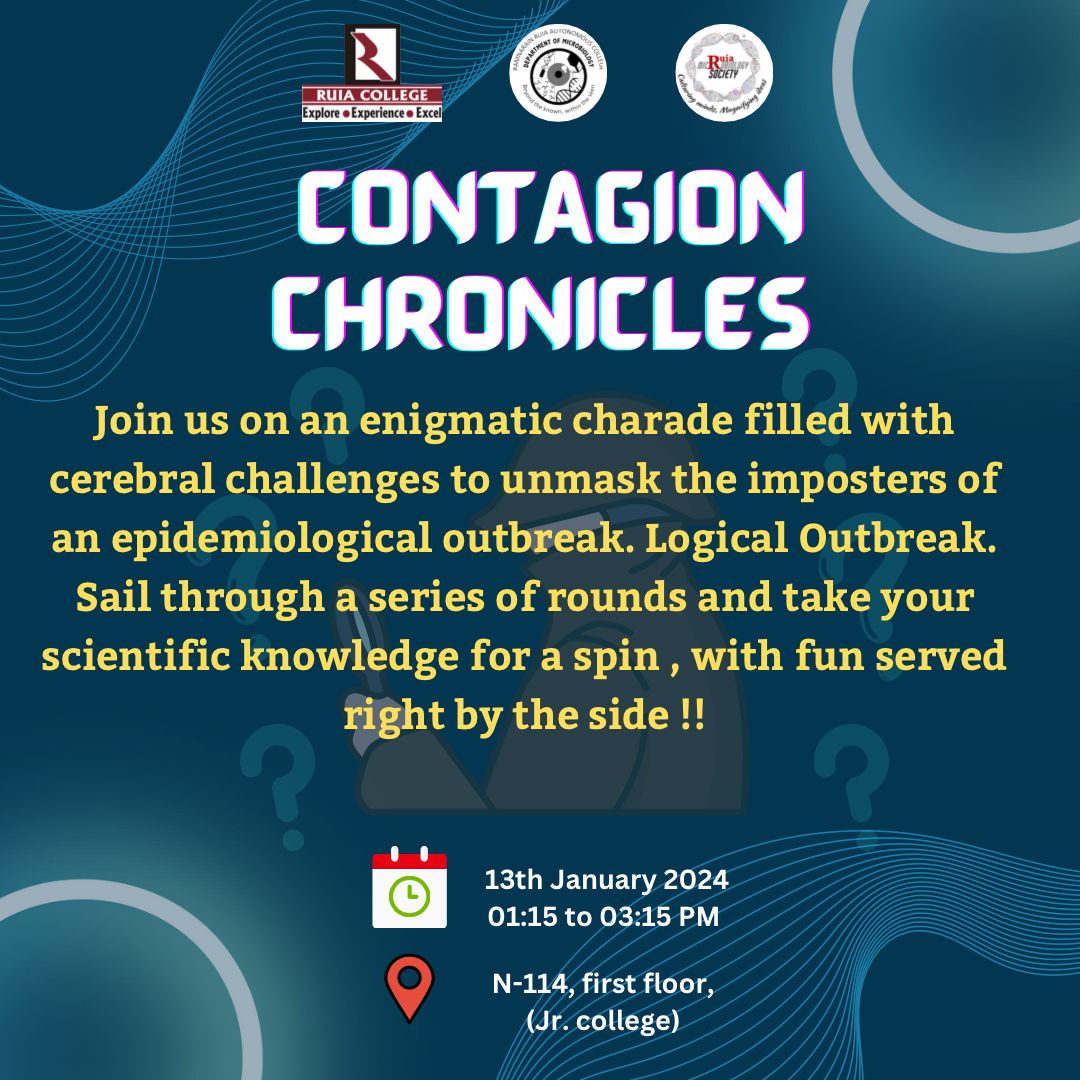 Ruia Microbiology Society tweet media