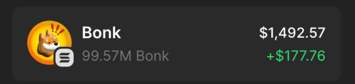 nft_cryptogang's tweet photo. Sending $500 in $BONK to 5 follower 💰

Drop your $SOL addy, RT &amp; follow 🔔

24 hours ⏰ https://t.co/BKBH5BmMAe