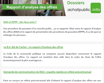 jmjoannes's tweet photo. #Marchéspublics #RAO #RPPP
Une procédure de passation, ça "se rapporte". Mais entre le rapport d’analyse des offres (RAO) et le rapport de présentation des procédures de passation(RPPP), il y a de quoi se mélanger les pinceaux
La Lettre API de la semaine
https://t.co/C32anchSxj https://t.co/50zmUVUHIN