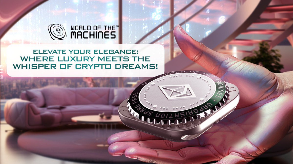 Dive into the World of the Machine! 🌐✨ 

Experience luxury and innovation with the Crypto Fidget - a perfect blend of style and AI magic. 

Elevate your lifestyle! 💎🤖 

thexp.ai

#WOTM #CryptoFidget #Innovation