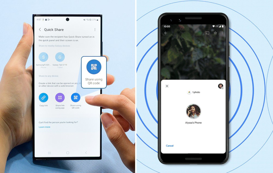 Google and Samsung Working Together at a Unified File-Sharing Ecosystem: reviewspace.info/google-and-sam…

#Google #QuickShare #NearbyShare #Android #FileSharing #AndroidApps #Samsung #CES2024 #MobileTechnology #TechnologyNews