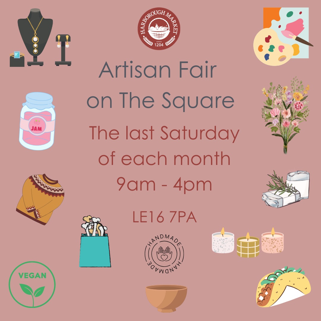 Harborough Market (@harbmarket) on Twitter photo 😍We are back with our fabulous Artisan Fair on The Square in <a href="/Harborough/">Harborough</a>
💪Come down and support our artists, crafters, bakers, and food vendors. They will all be braving the elements to display their fantastic products and start the new year with a smile😁 😍We are back with our fabulous Artisan Fair on The Square in <a href="/Harborough/">Harborough</a>
💪Come down and support our artists, crafters, bakers, and food vendors. They will all be braving the elements to display their fantastic products and start the new year with a smile😁