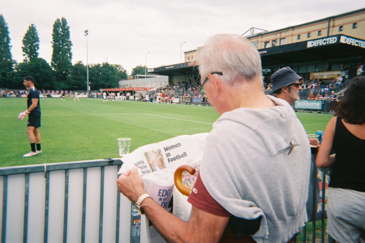📸 'We are never going to change the world or fix professional football. All we can do is build our own little corner of paradise in south London.' Alex Wilson shares the story of his love for @dulwichhamletfc in our first story of 2024. Take a look: goal-click.com/football-photo…