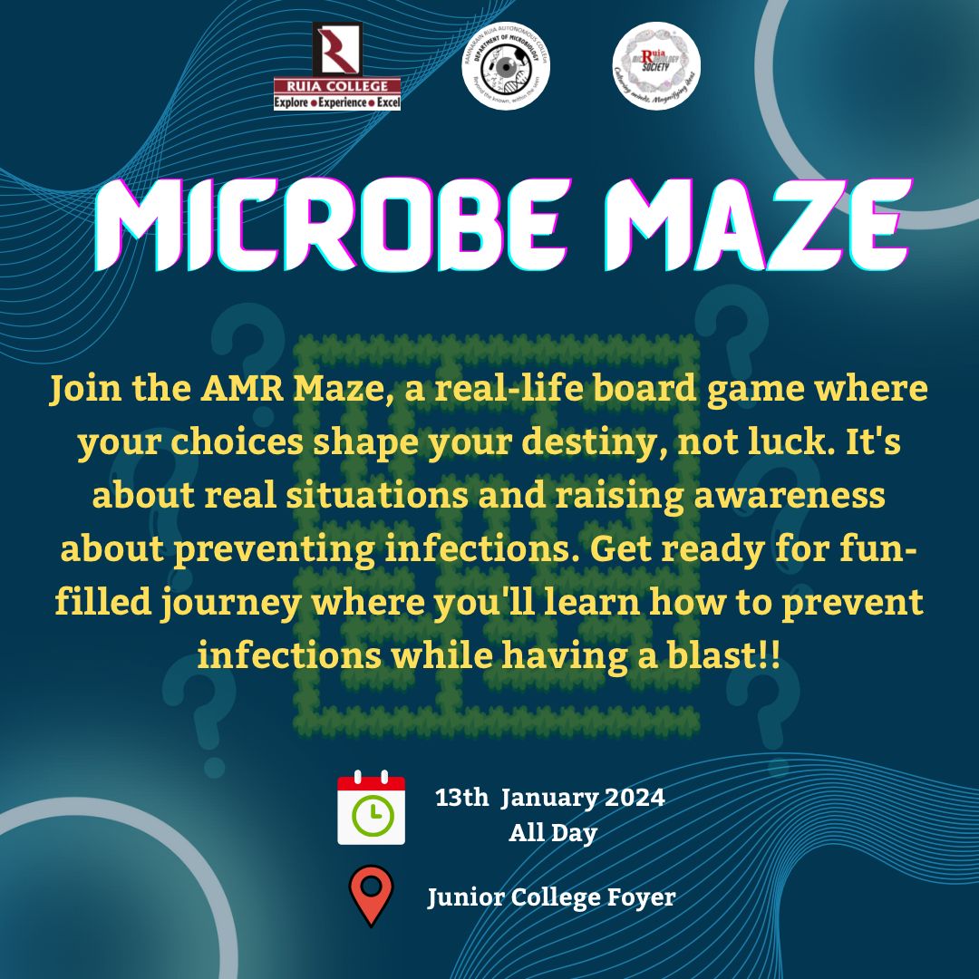 Ruia Microbiology Society tweet media