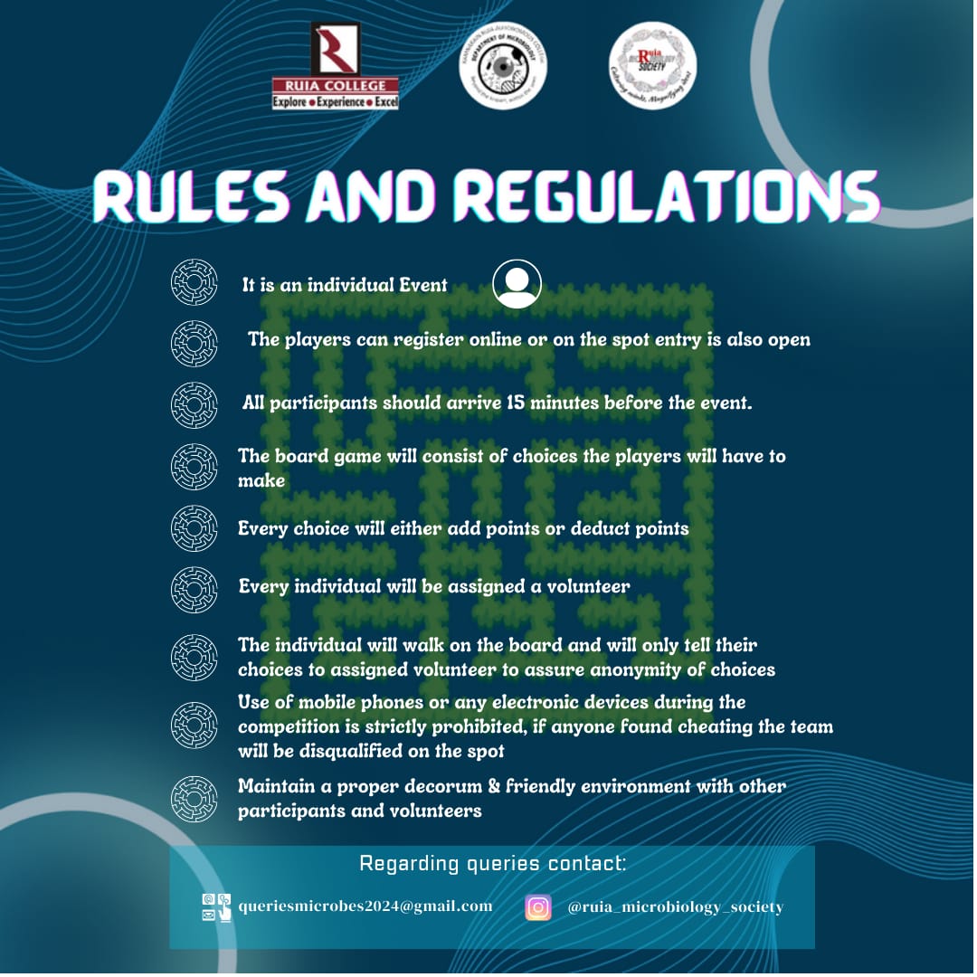 Ruia Microbiology Society tweet media