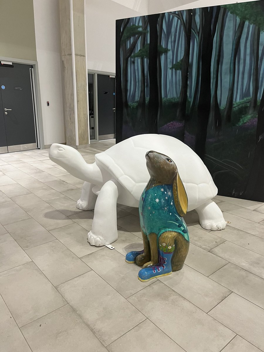 LutonSixthForm's tweet photo. We were delighted to attend @KeechHospice Design Selection Event for the Short Tail Trail on Monday evening @barn_field 🧡
With more than 200 designs from Artists for the hare and tortoise sculptures we were spoils for choice to select our piece!
#weareonboard #Keech #ShortTail https://t.co/HOlHEdMclq