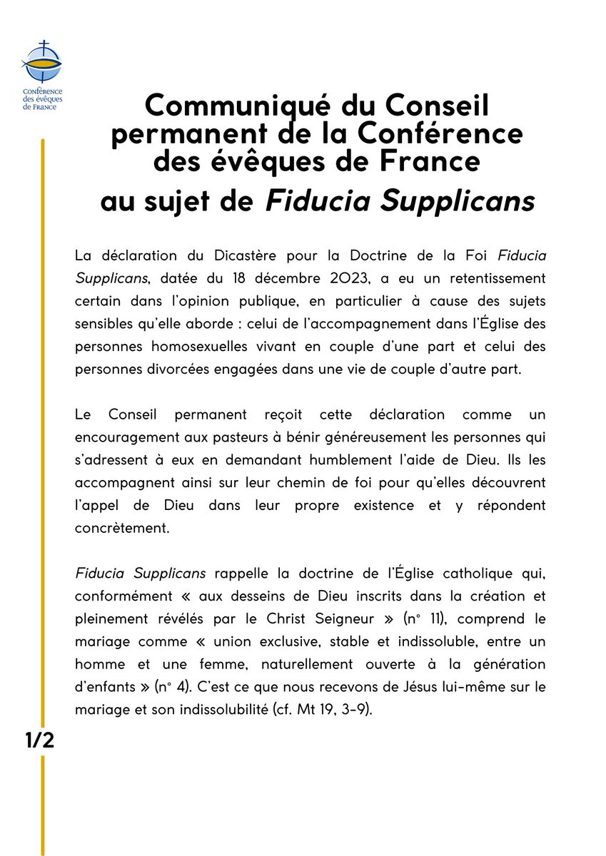 Église catholique en France tweet media