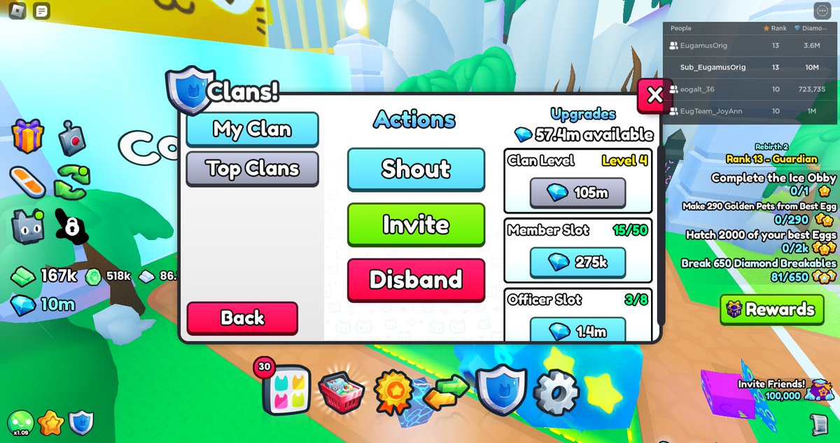EugamusOrig2's tweet photo. Good night #EUG clan🌌 I will work harder to buy next clan level 💪
#PetSimlator99 @BuildIntoGames
@Sage_Away @madzmaia23 @njthesimulator @TryHardJason454 #Mommy_Orca #Orca_Big #0msk1rt #EugamusOrig #EugamusOrig1 #JohnNorween #EogAlt_36 #Joy_AnneS #MommyyOrca #SweetToothPastes https://t.co/UesFETDSvY
